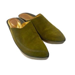 Robert Clergerie Paris Suede Clogs sz 9